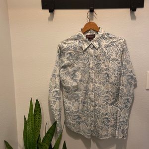 Ariat paisley western shirt